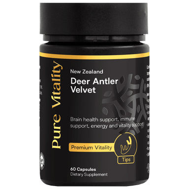 Pure Vitality Deer Antler Velvet - Premium Tips | healthy.co.nz