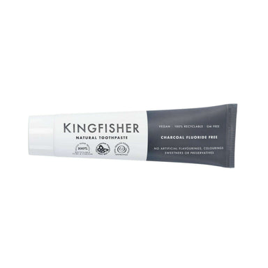 Kingfisher Charcoal Fluoride Free Toothpaste | healthy.co.nz