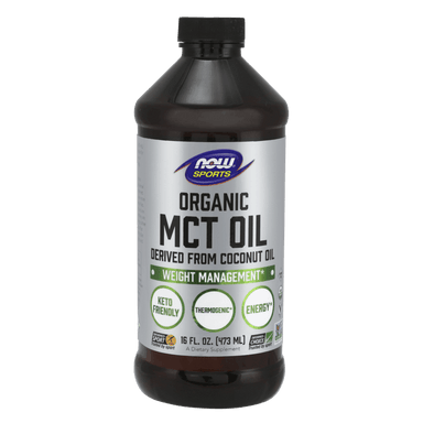 Now Organic MCT Oil Derived from Coconut Oil