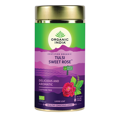 Organic Tulsi Sweet Rose Loose Leaf Tea