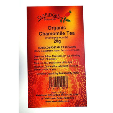 Claridges Organic Chamomile Flower Tea Loose