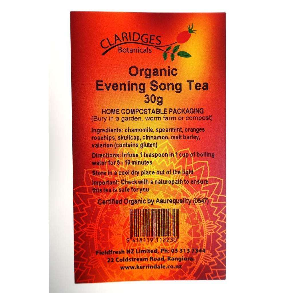 Claridges Organic Evening Song Tea Loose