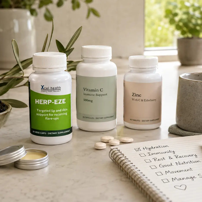 Cold sore support supplements NZ comparison with lysine and daily immune support options