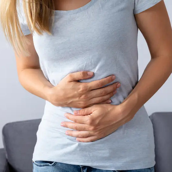 Comparing a current probiotic with another probiotic product on a laptop at home