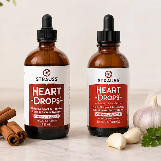 Strauss Heartdrops Original and Cinnamon flavour comparison for New Zealand shoppers