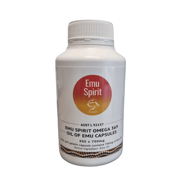 Emu Spirit Omega 369 Oil of Emu Capsules 750mg | healthy.co.nz