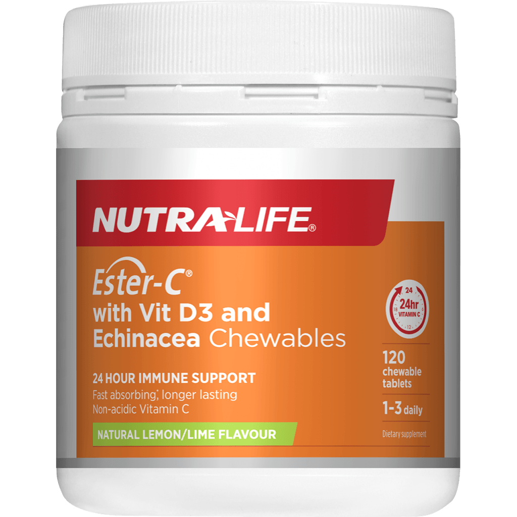 Nutra-Life Ester-C 1000mg with Vit D3 Echinacea Chews