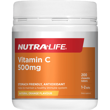 Nutra-Life Vitamin C 500mg | healthy.co.nz