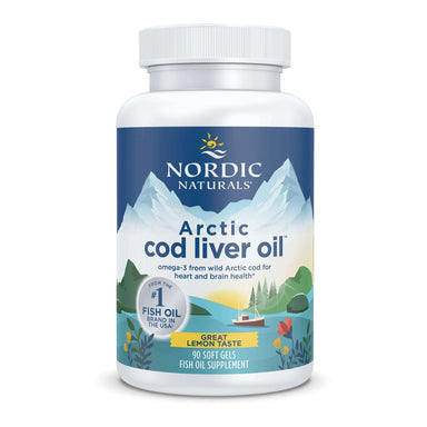 Nordic Naturals Arctic Cod Liver Oil Capsules | healthy.co.nz