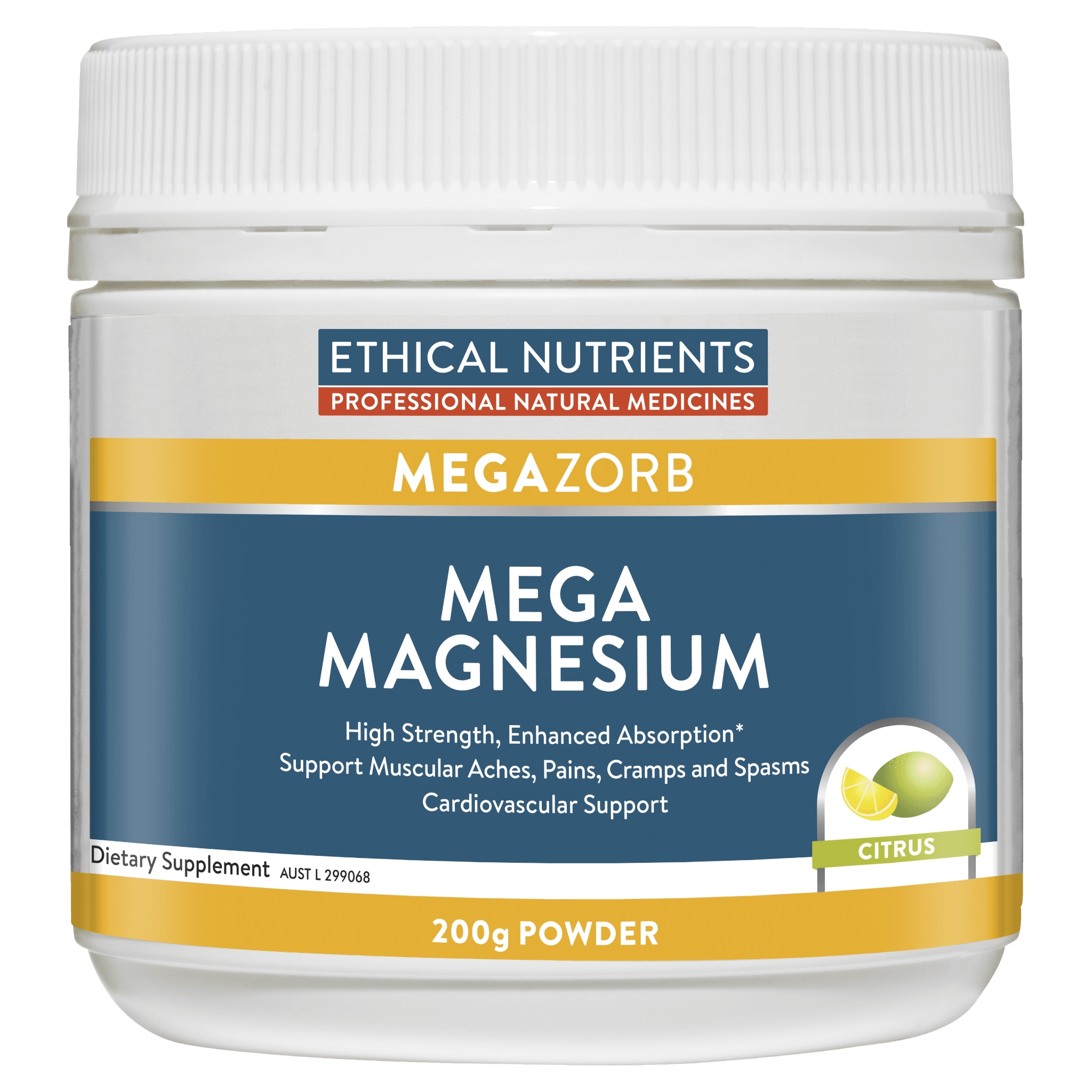 MEGAZORB Mega Magnesium Powder Citrus - Short Dated