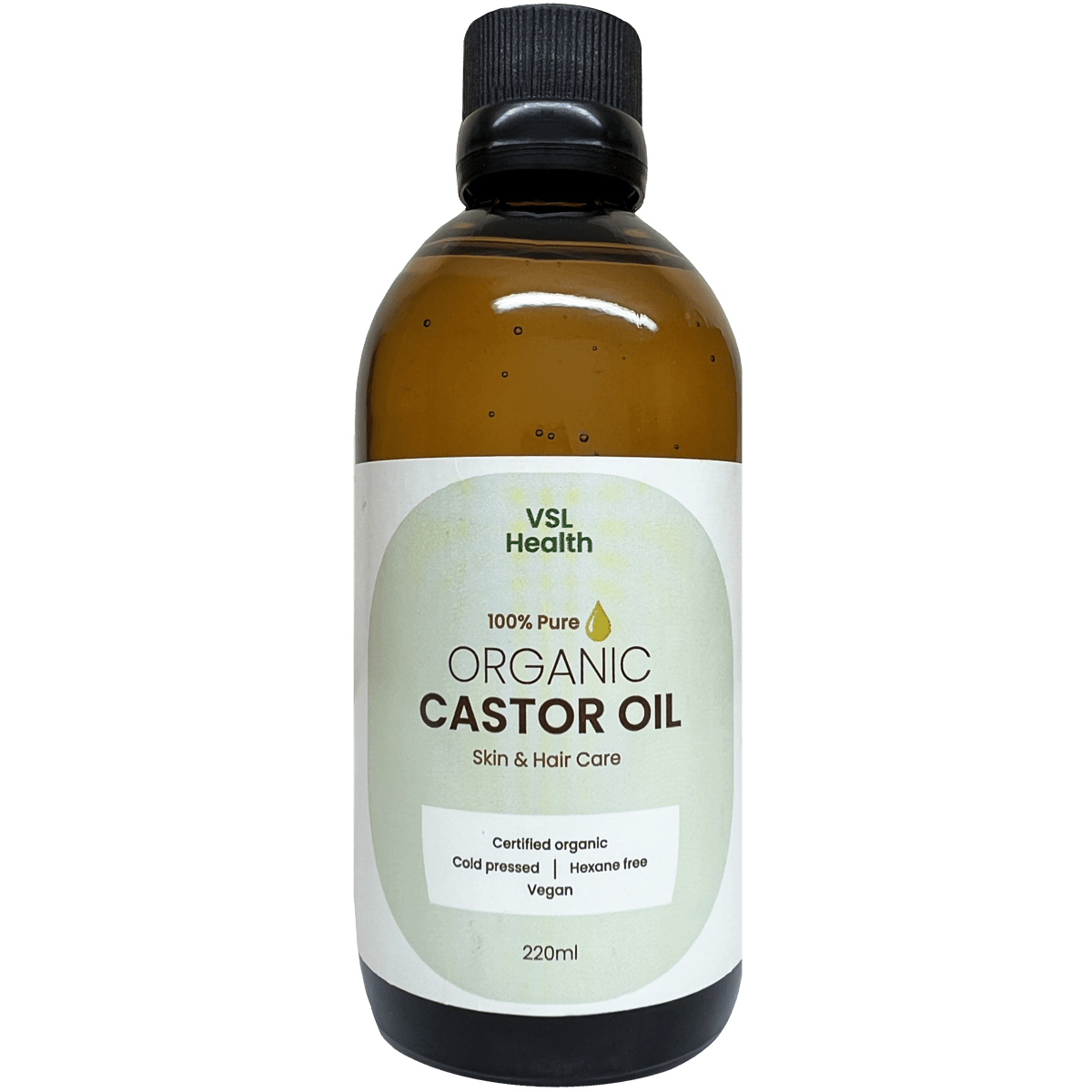VSL Health Organic Castor Oil 220ml | Healthy.co.nz