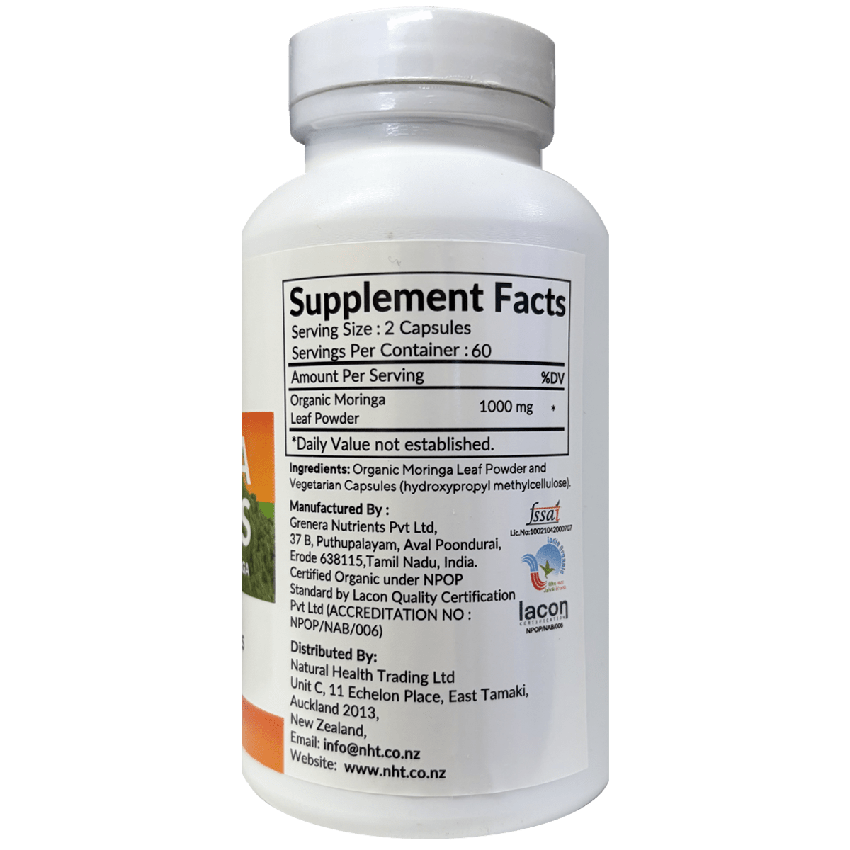 Raw Moringa Capsules