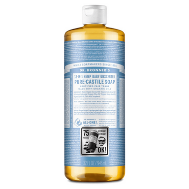 Dr Bronner Dr Bronner Baby Unscented Liquid Soap | healthy.co.nz