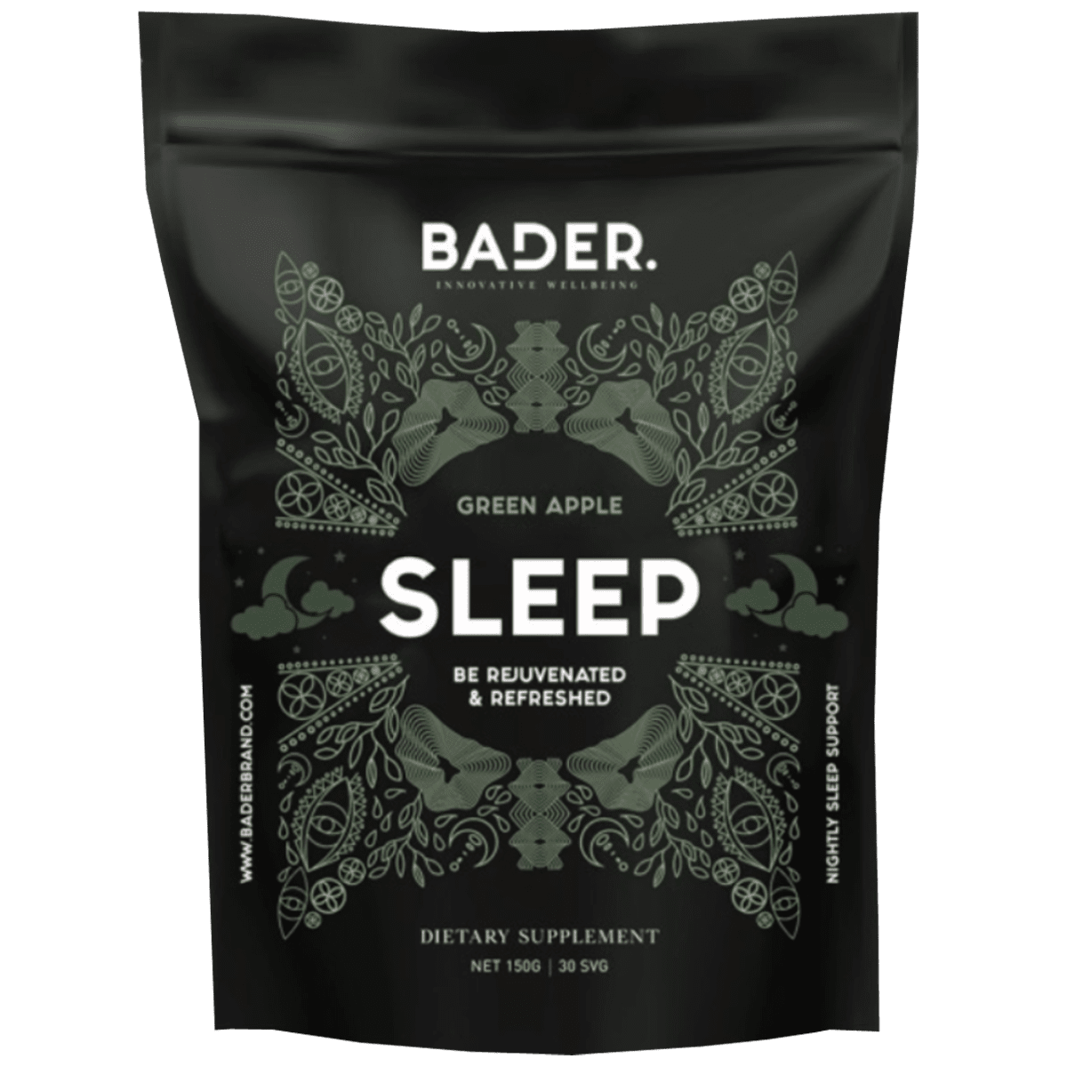 Bader Sleep Powder Green Apple | healthy.co.nz