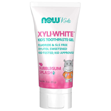 Now Dental XyliWhite Kids Toothpaste Gel - Bubblegum Splash | healthy.co.nz