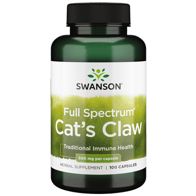 Swanson Cat's Claw (Full Spectrum) 500mg | healthy.co.nz