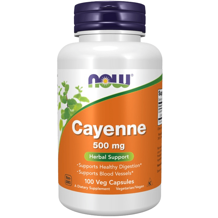 Now Now Cayenne 500mg | healthy.co.nz