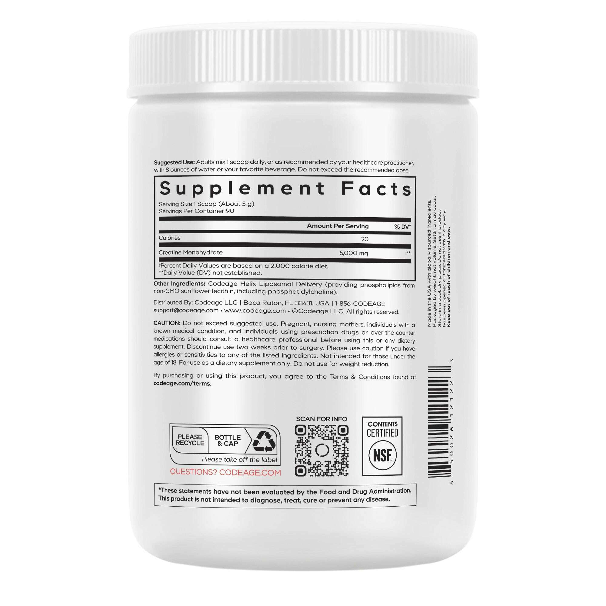 Liposomal Creatine Monohydrate Powder