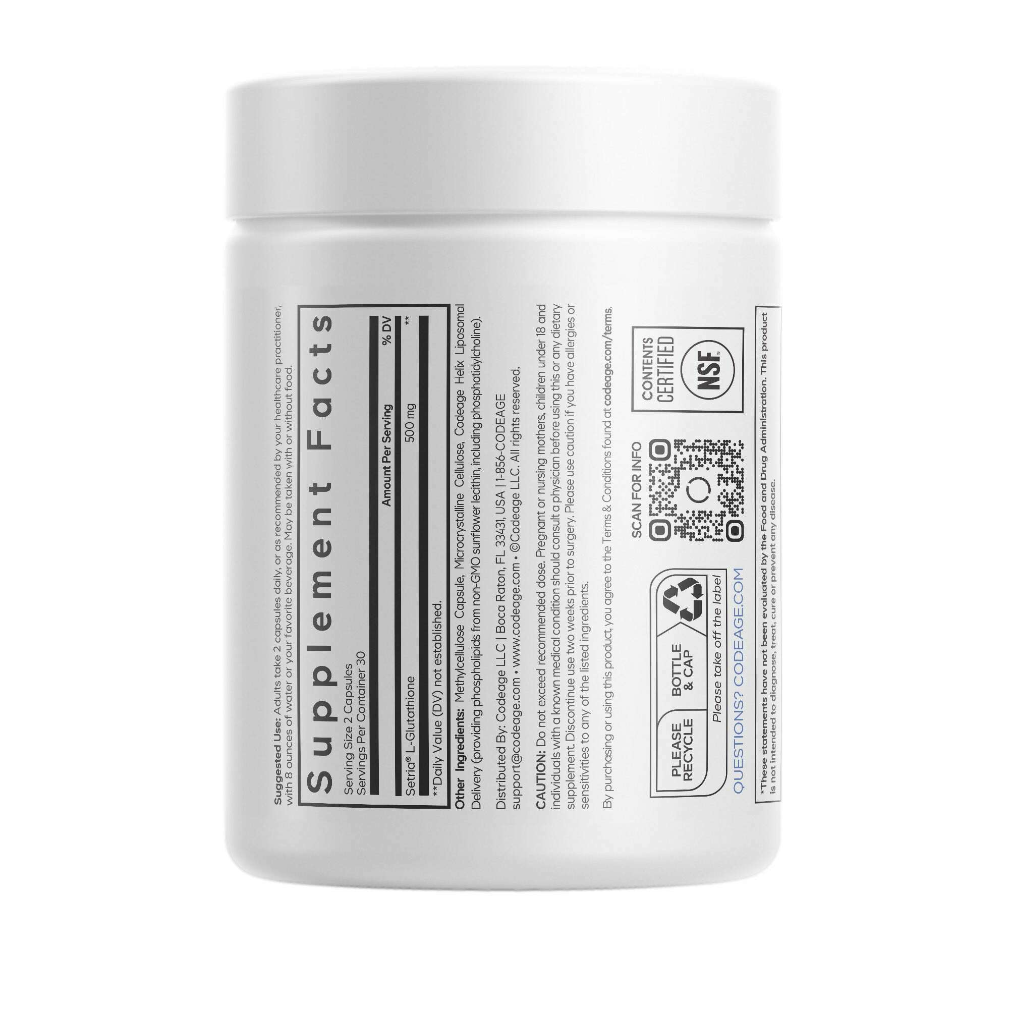 CODEAGE Liposomal Glutathione | healthy.co.nz