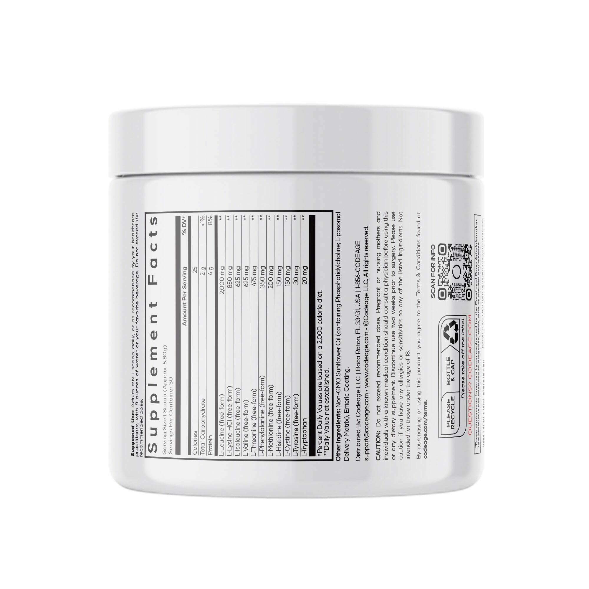Codeage Liposomal Multi Amino + | healthy.co.nz