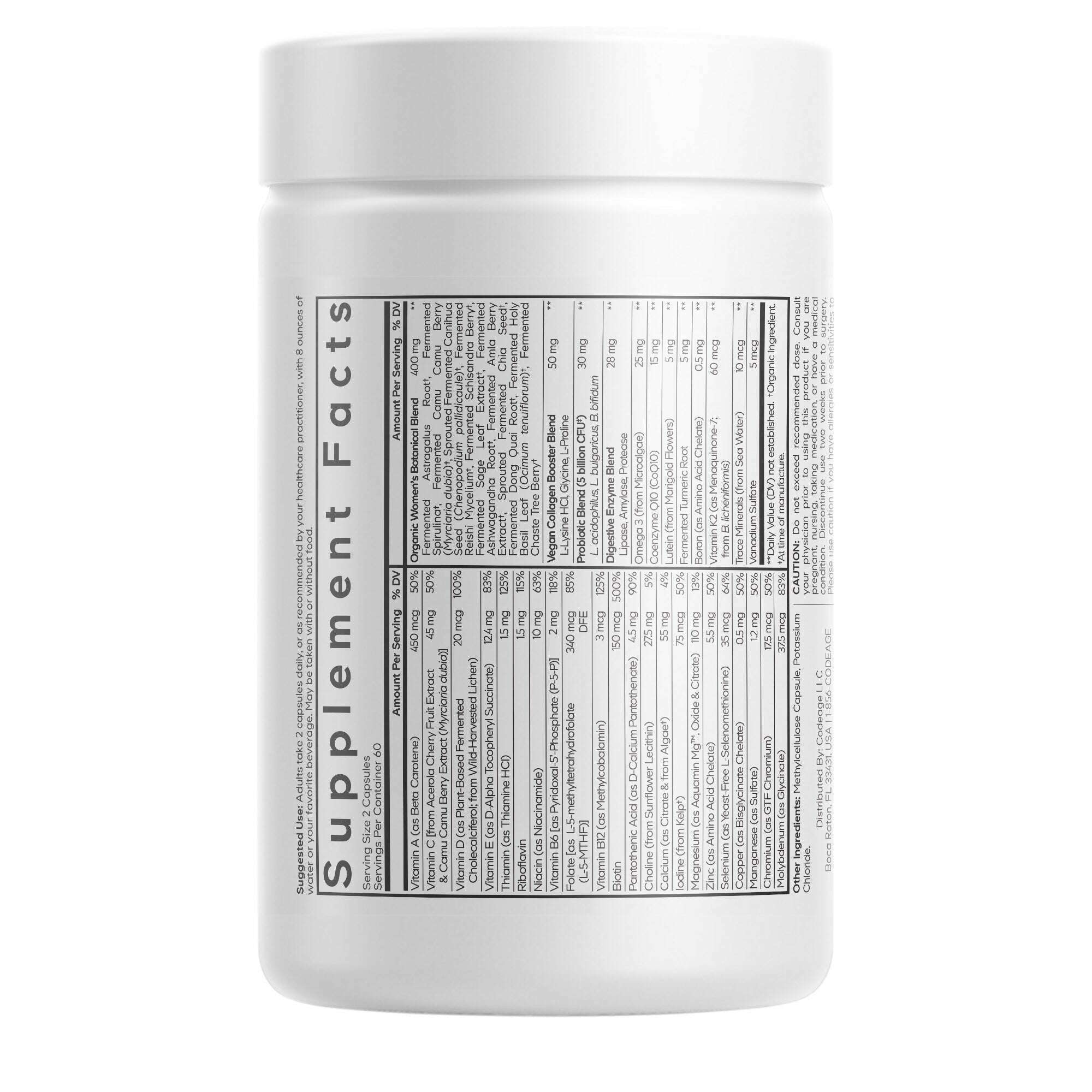 CODEAGE Women's Fermented Daily Multivitamin+ | healthy.co.nz