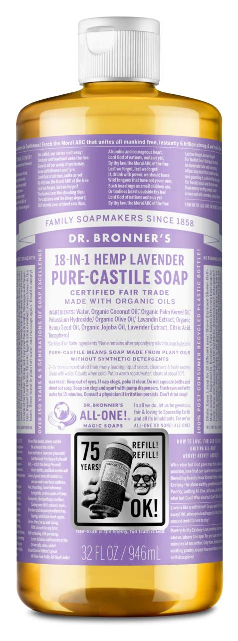 Dr Bronner Pure-Castile Liquid Soap - Lavender