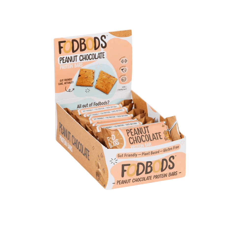 Fodbods Peanut Chocolate Protein Bar | healthy.co.nz