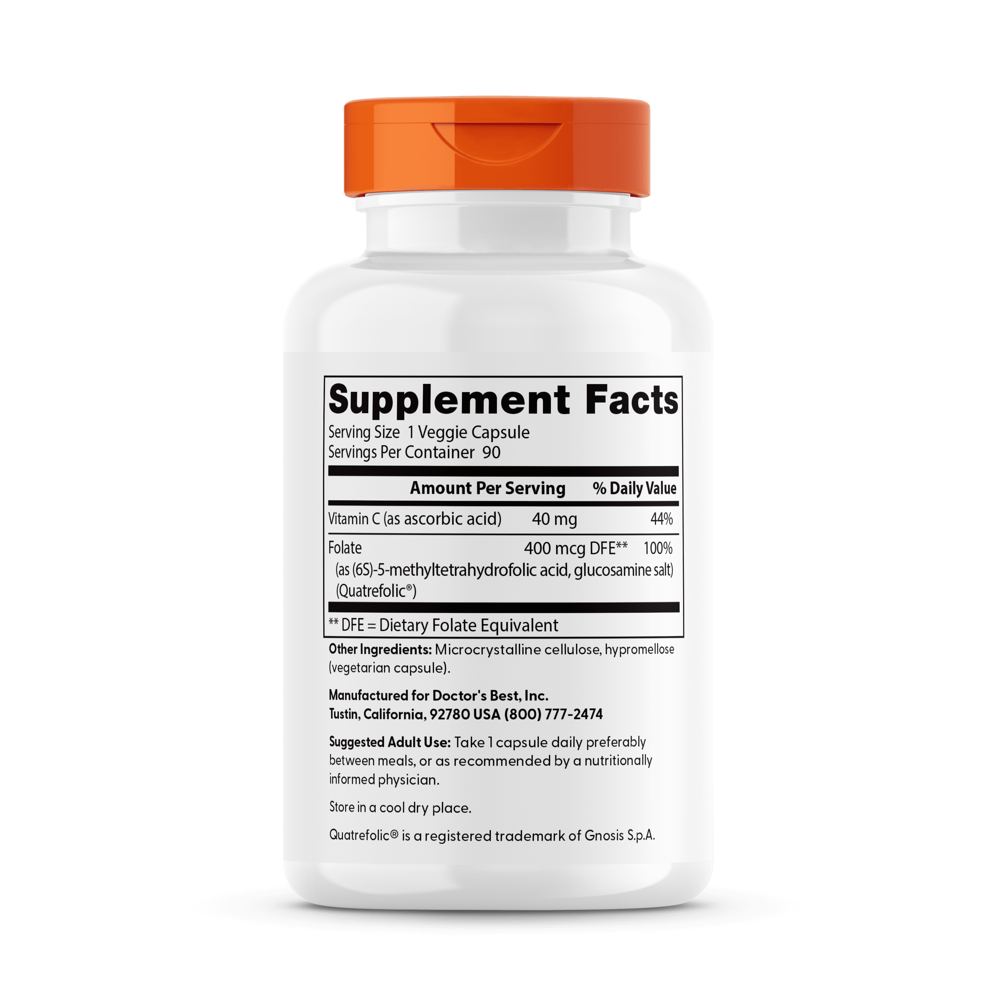 Doctor's Best Fully Active Folate | healthy.co.nz