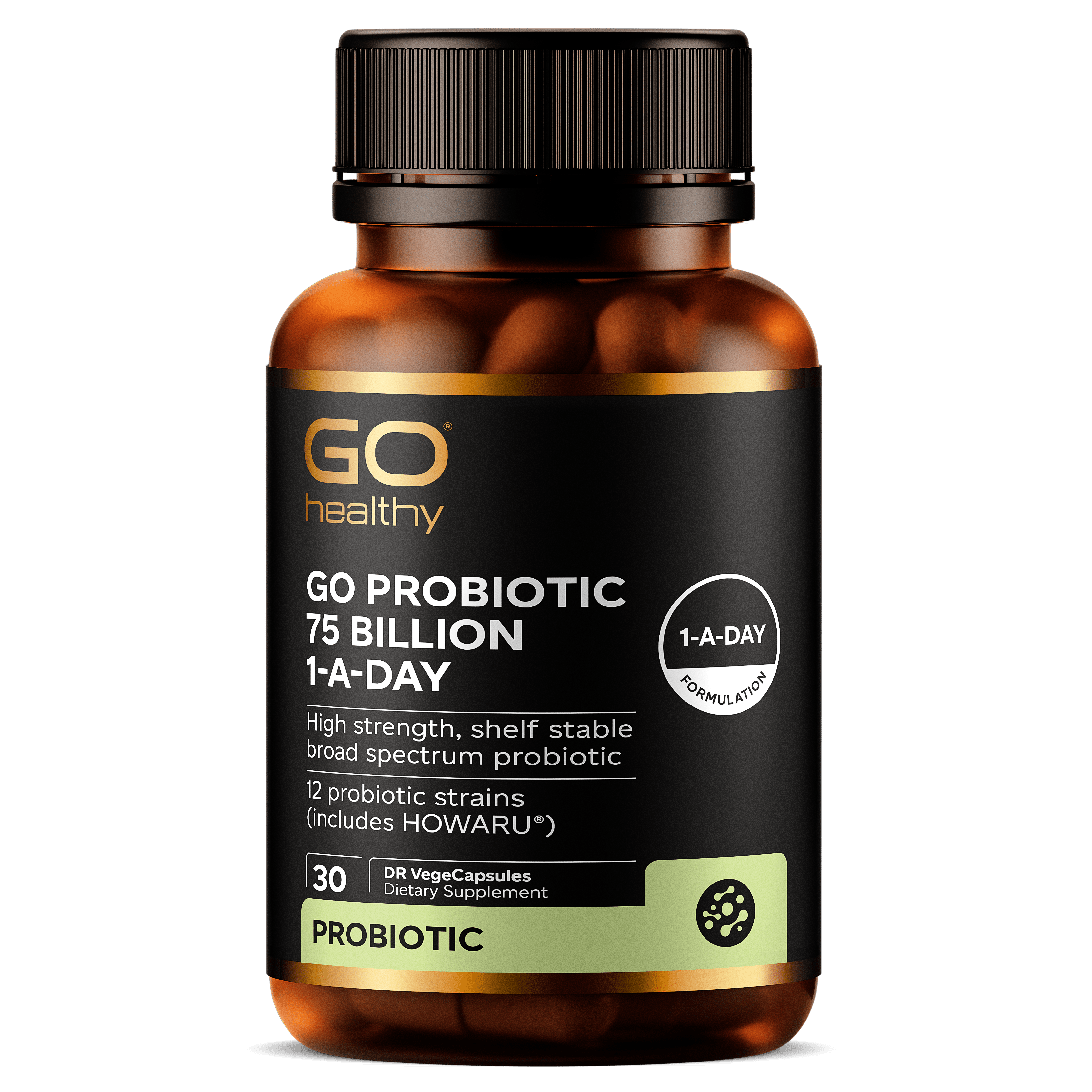 Go Healthy | Go Probiotic 75 Billion 1-A-Day | healthy.co.nz