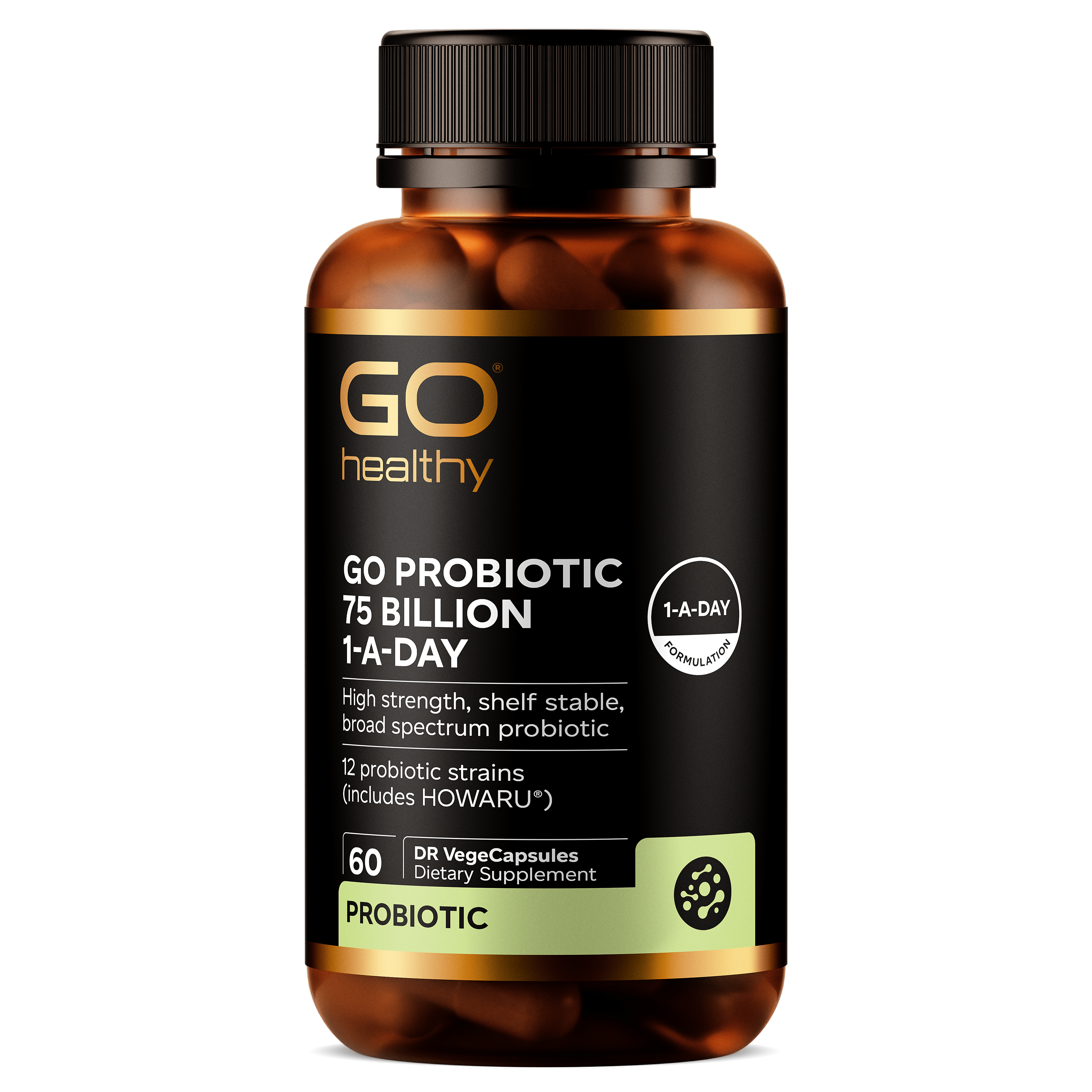 Go Healthy | Go Probiotic 75 Billion 1-A-Day | healthy.co.nz