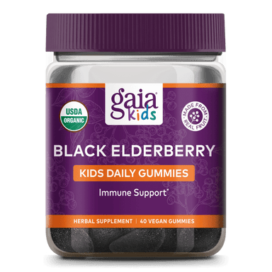 Gaia Kids Black Elderberry Kids Daily Gummies