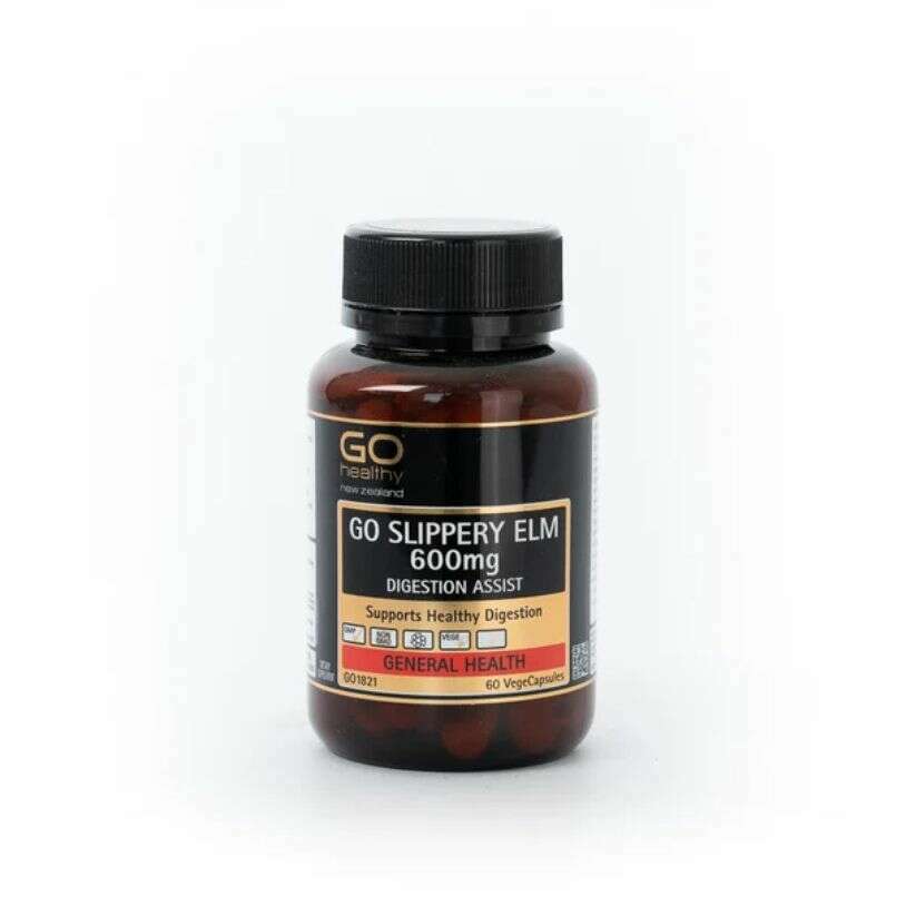 Go Healthy Slippery Elm 600mg | healthy.co.nz