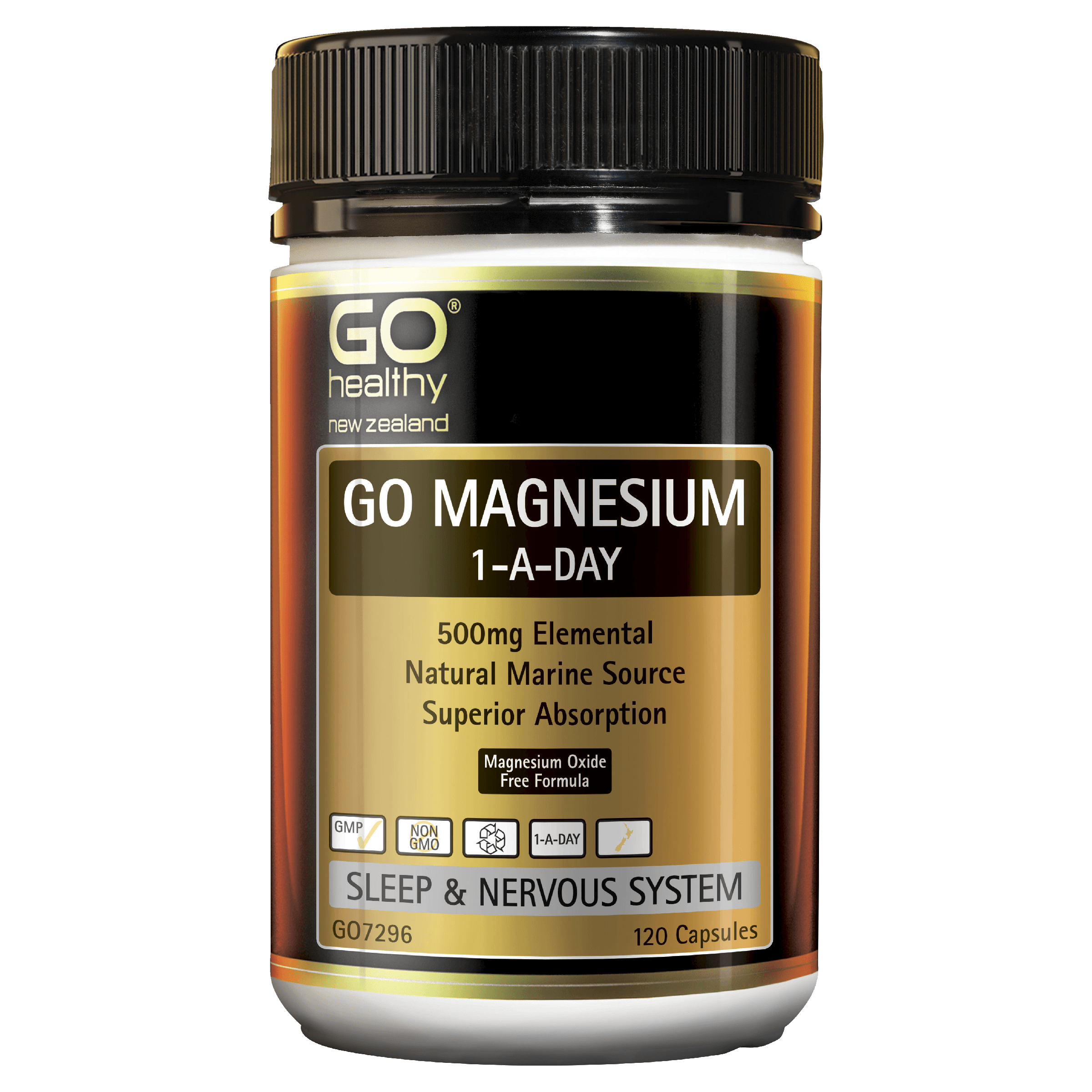 Go Healthy Magnesium 1-A-Day 120 Caps