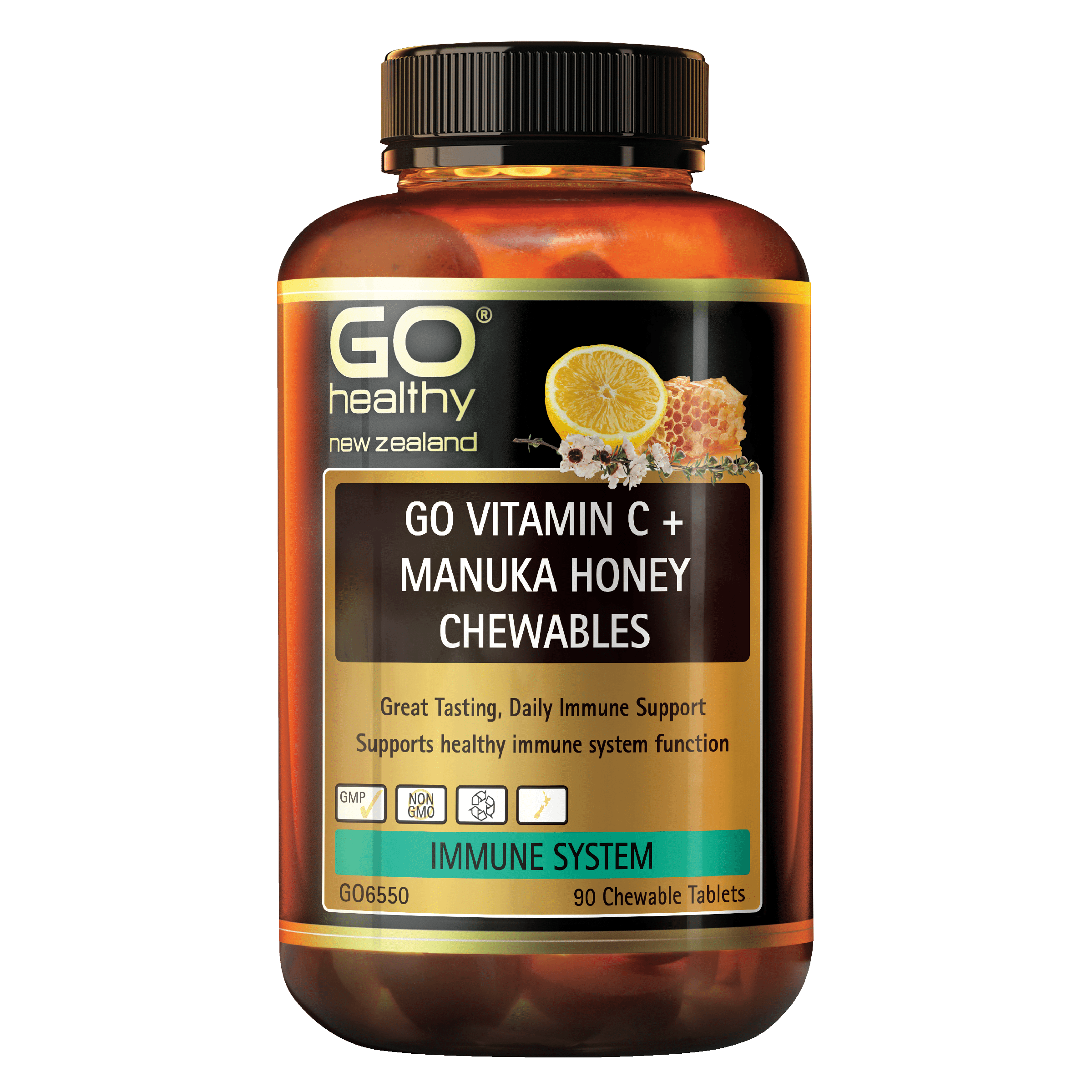 Go Healthy Go Vitamin C + Manuka Honey Chewables | healthy.co.nz