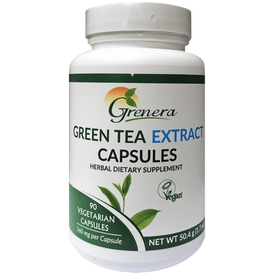 Grenera Green Tea Extract Capsules | Healthy