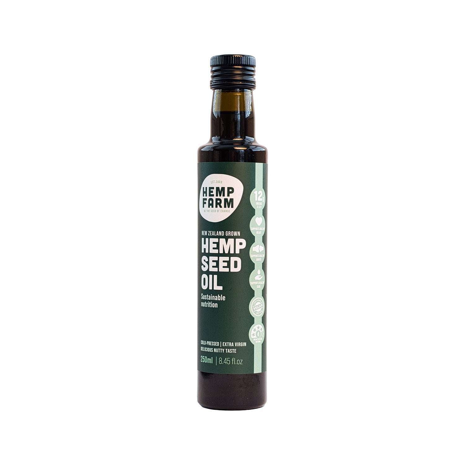 Hemp Farm NZ Grown Hemp Seed Oil 250ml