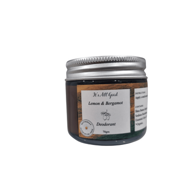 It's All Good Cream Deodorant | Lemon & Bergamot | healthy.co.nz