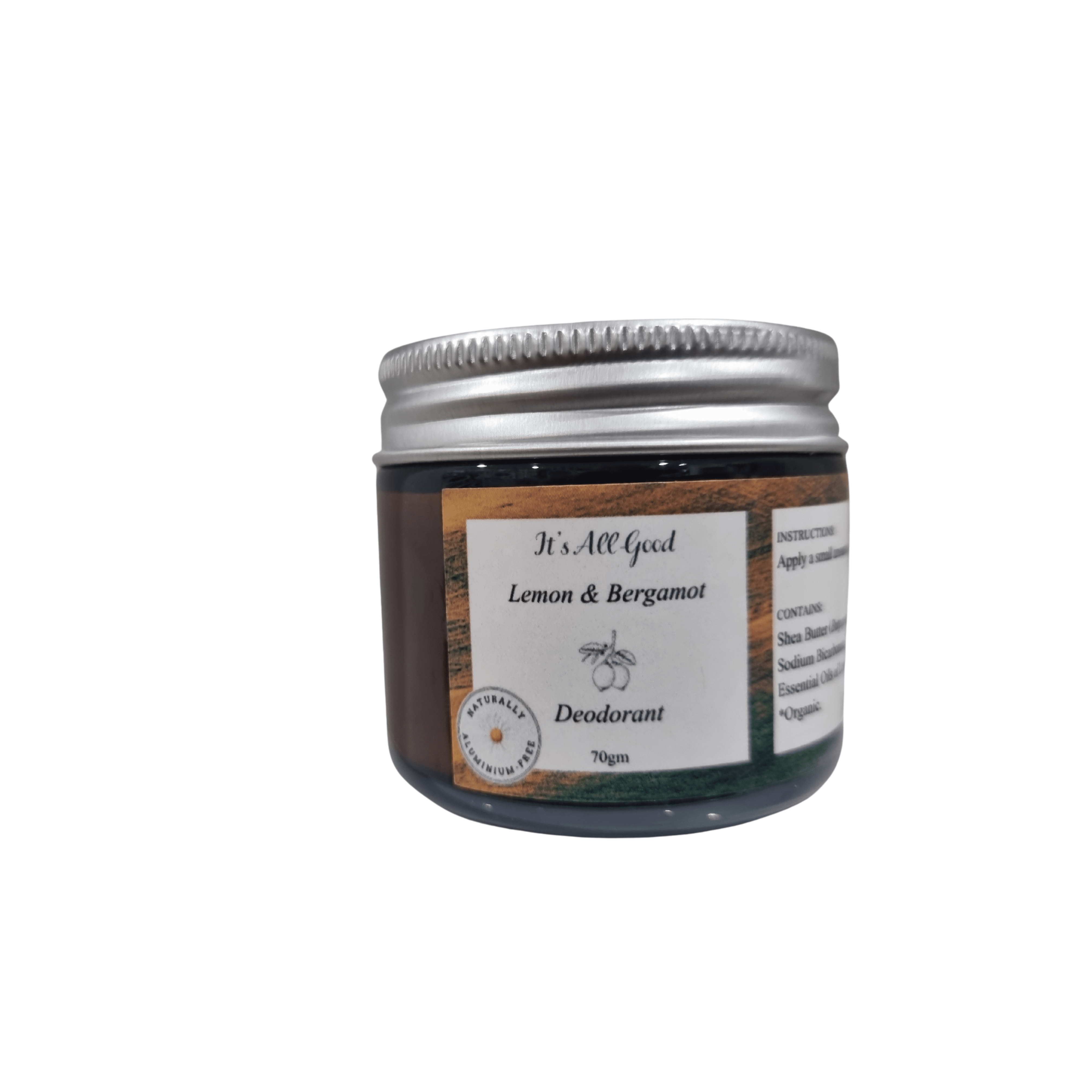It's All Good Cream Deodorant | Lemon & Bergamot | healthy.co.nz