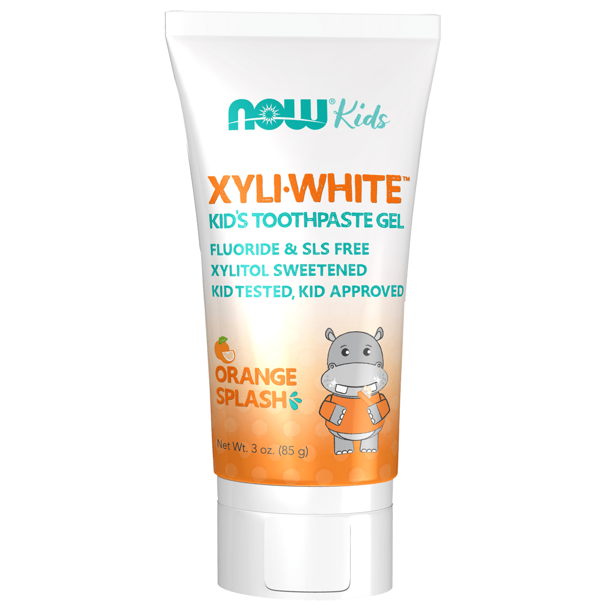 Now Dental XyliWhite Kids Toothpaste Gel - Orange Splash | healthy.co.nz