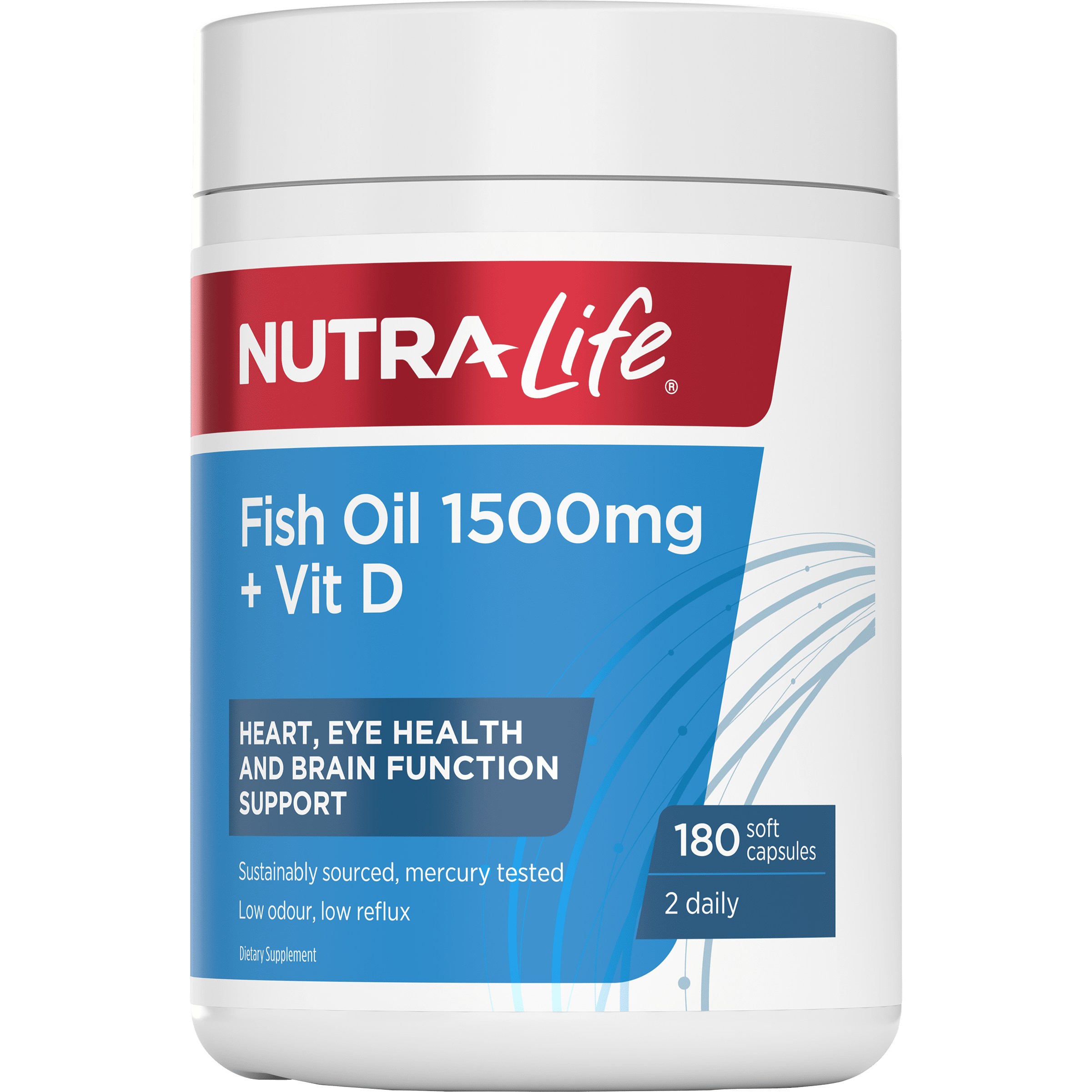 Nutralife Fish Oil 1500mg + Vitamin D | healthy.co.nz