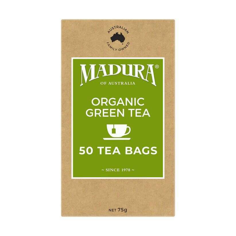 Madura Organic Green Tea Bags | healthy.co.nz