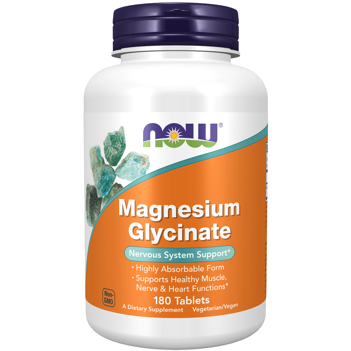 Now Magnesium Glycinate | Nervous System Function | Healthy