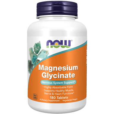 Now Magnesium Glycinate | Nervous System Function | Healthy