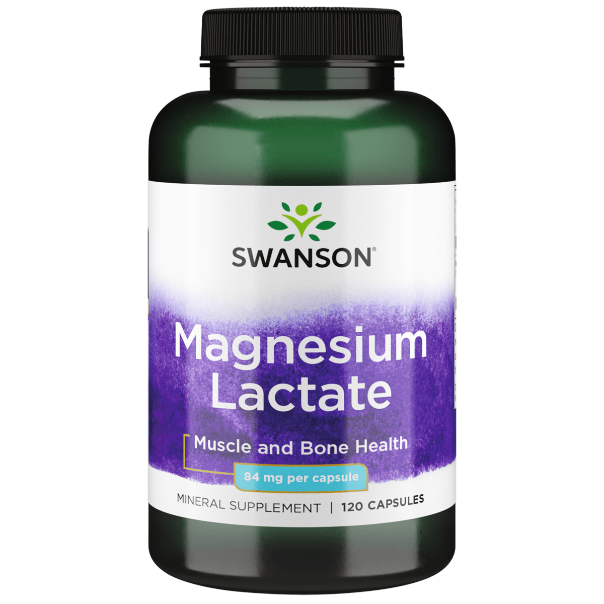 Swanson Magnesium Lactate 84 mg | healthy.co.nz