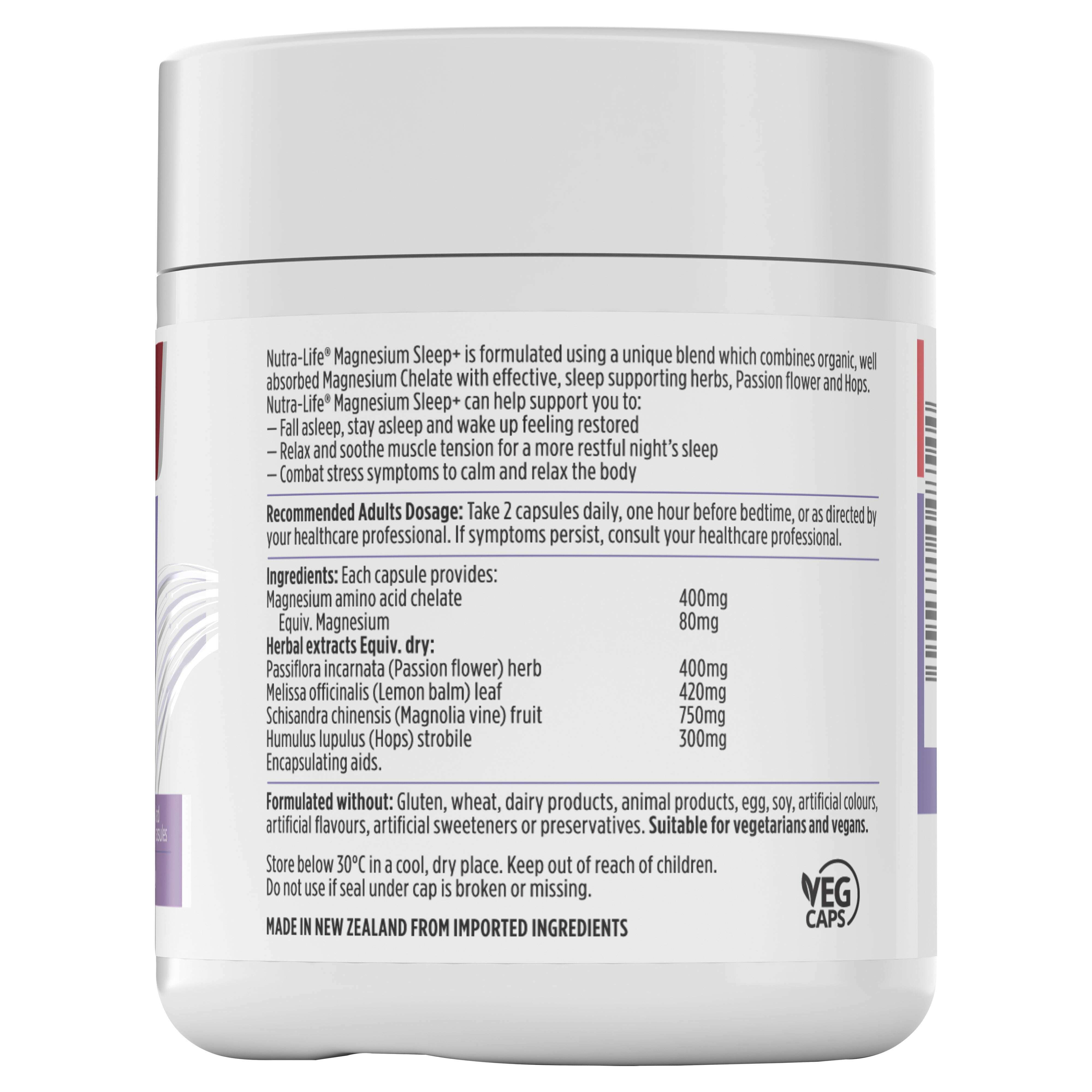 Nutralife Magnesium Sleep + | healthy.co.nz