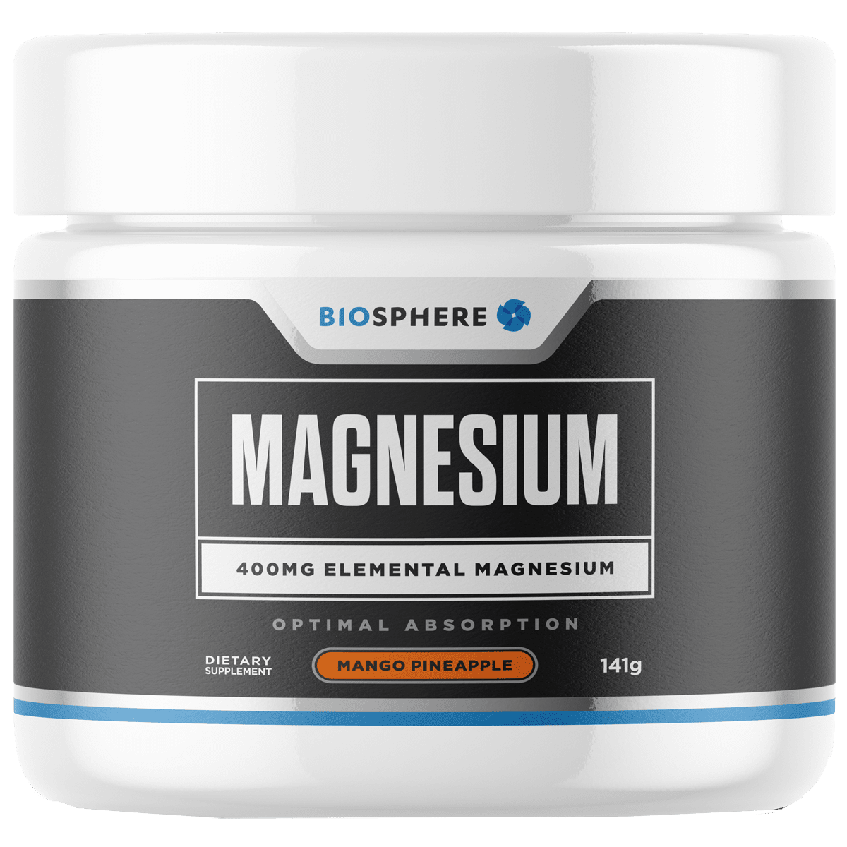 Biosphere Magnesium Powder 400mg 30 Serve | healthy.co.nz