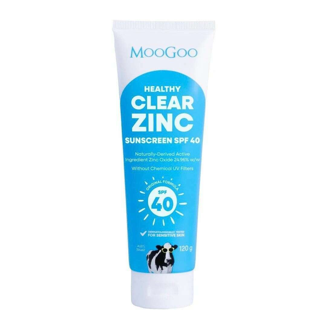MooGoo Healthy Clear Zinc Sunscreen | healthy.co.nz