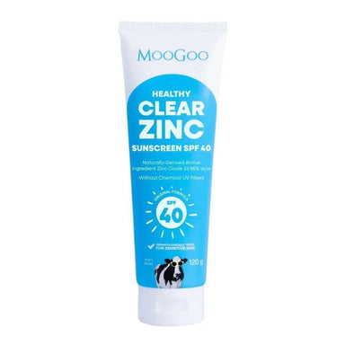 MooGoo Healthy Clear Zinc Sunscreen | healthy.co.nz