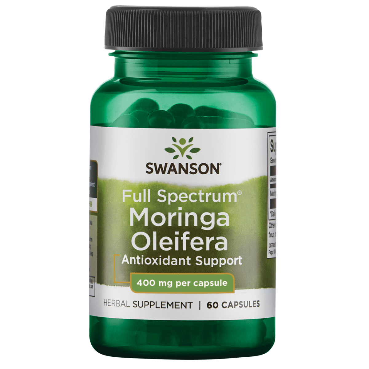 Swanson Moringa Oleifera 400mg, Full Spectrum | healthy.co.nz