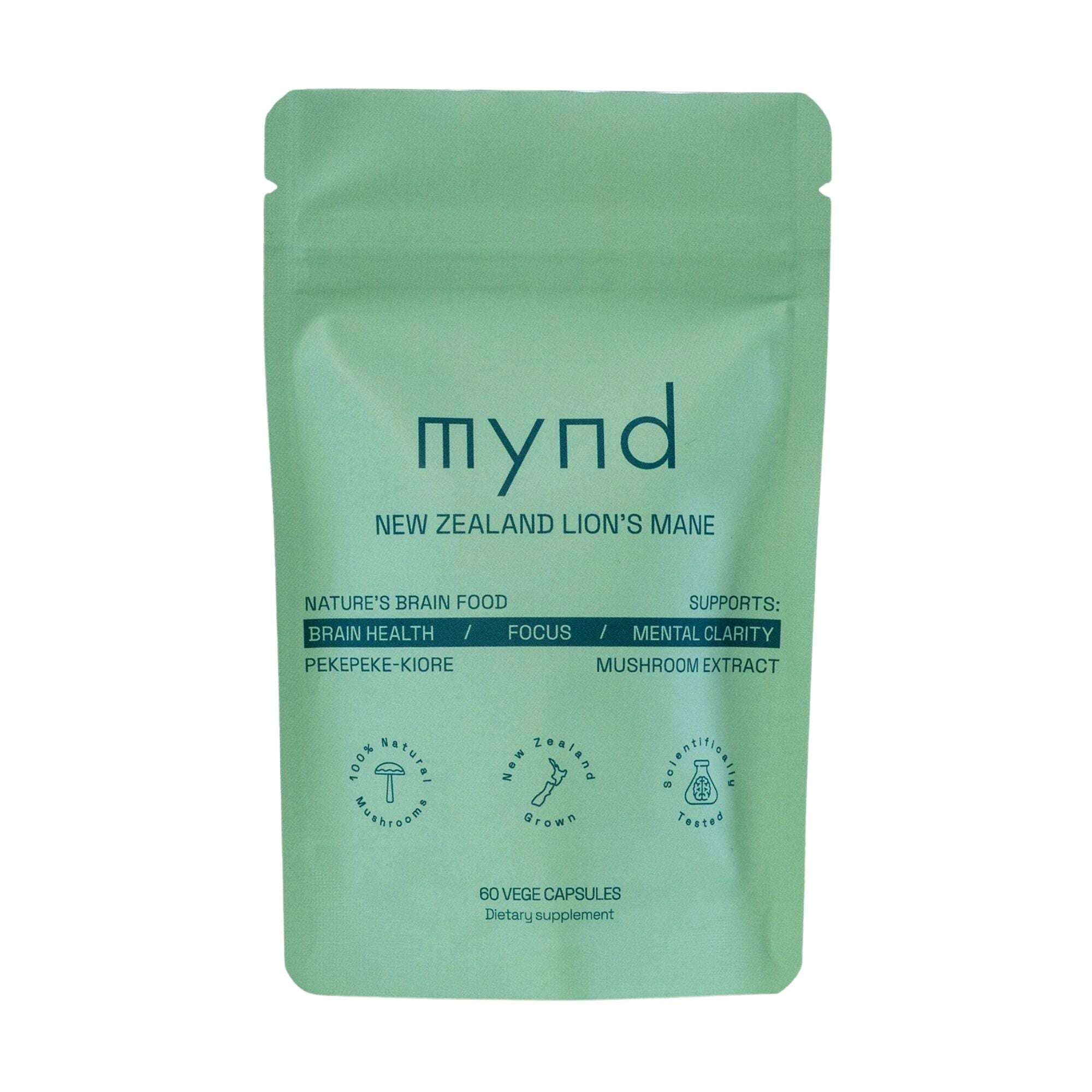 Mynd Lions Mane Capsules | healthy.co.nz